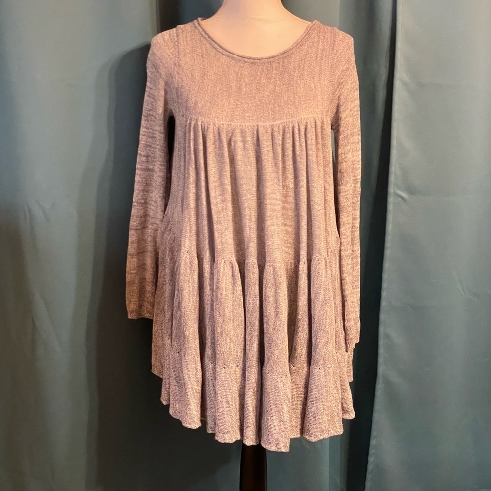 Free People Sweater Tunic Dress, Small